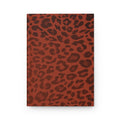 Hardcover Leopard Print Journal Matte in Orange