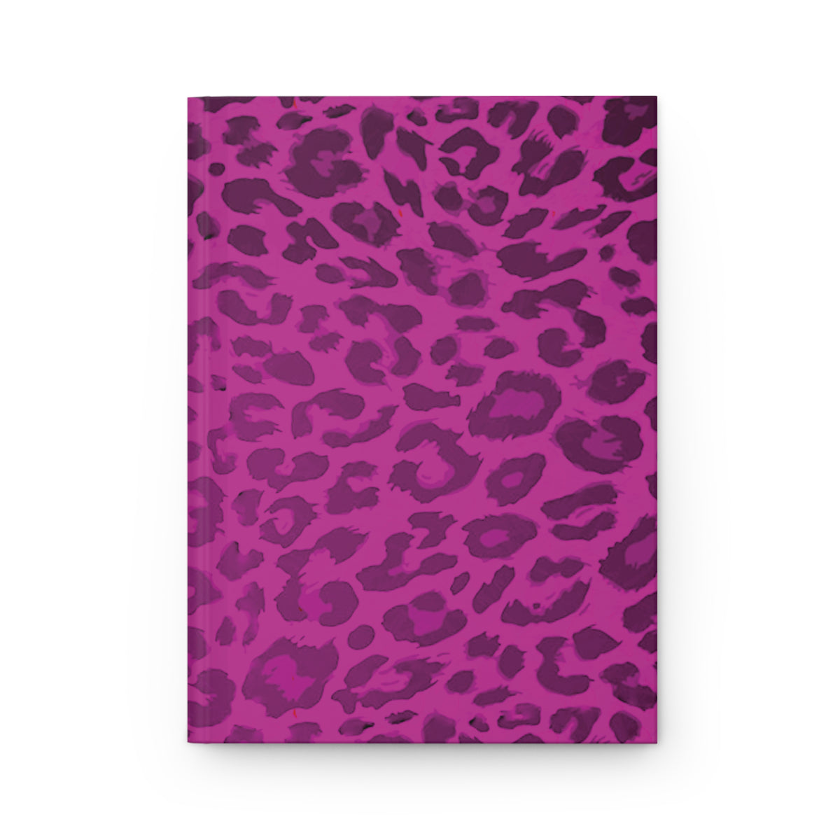 Hardcover Leopard Print Journal Matte in Pink