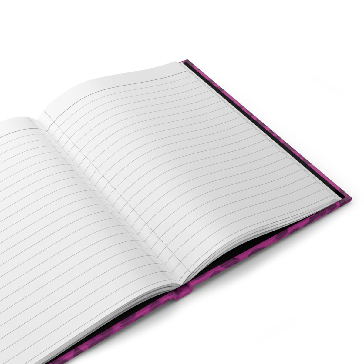 Hardcover Leopard Print Journal Matte in Pink