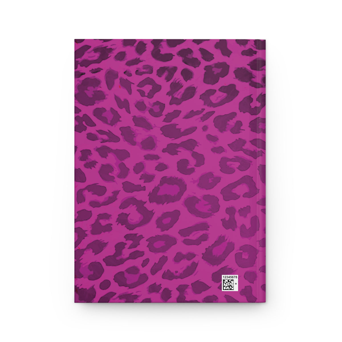 Hardcover Leopard Print Journal Matte in Pink