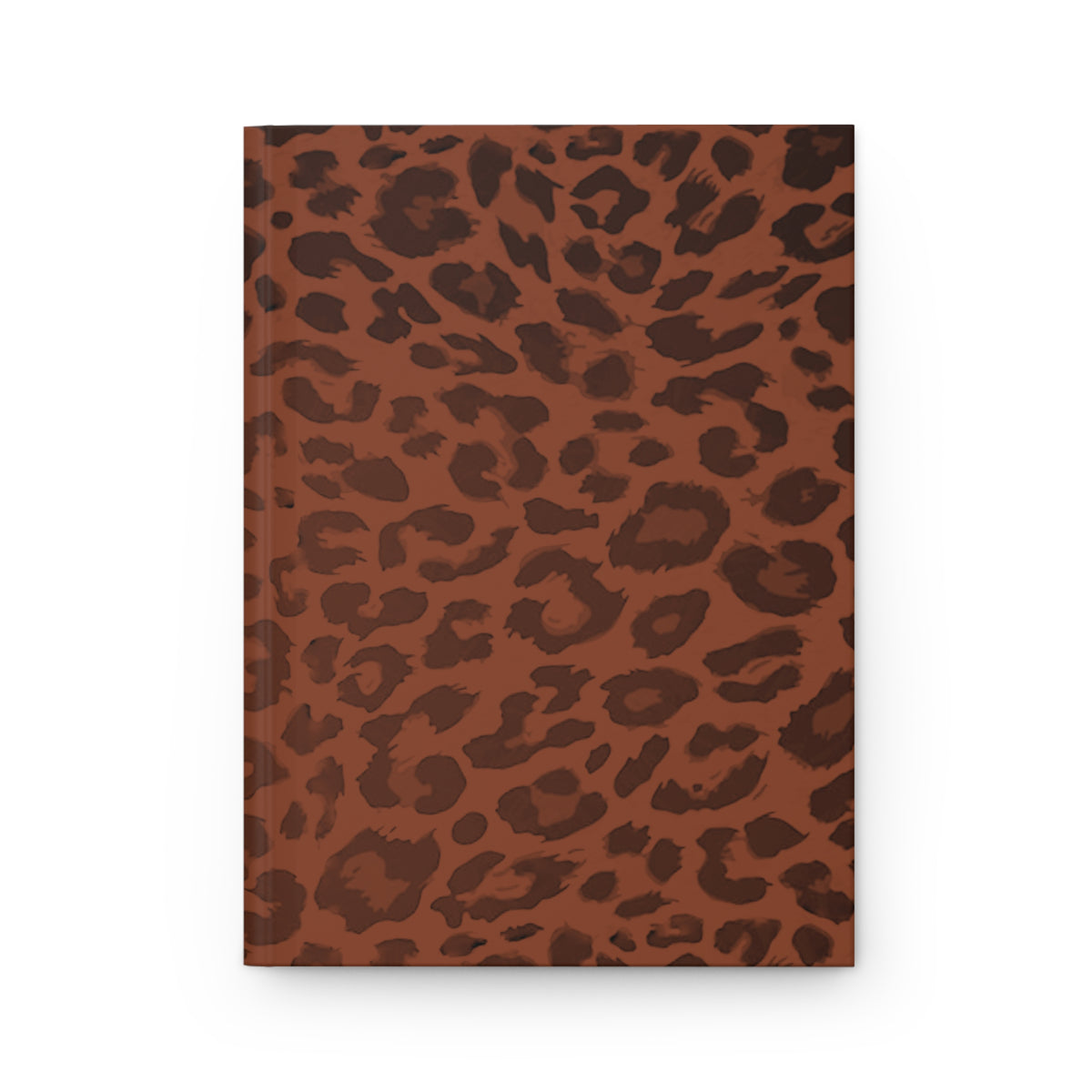 Hardcover Leopard Print Journal Matte in Light Brown